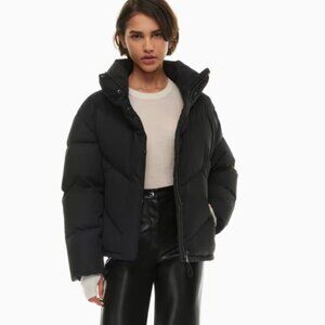 aritzia wilfred cloud puff xxs black